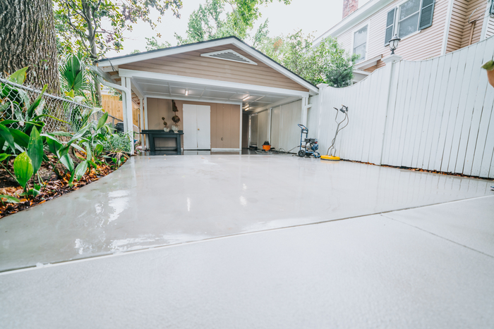 Epoxy Flooring concrete installation in Huntsville
